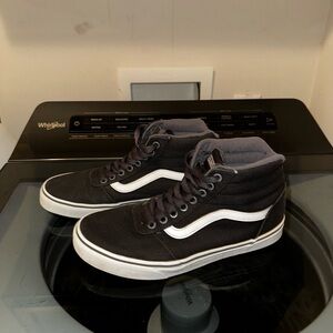 Vans Off The Wall 500714 Old Skool canvas high top sneakers skate shoes size8.5